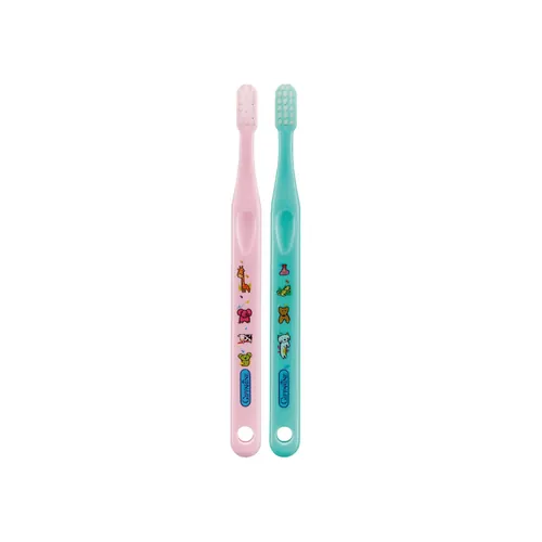 แปรงสีฟัน จูเนียร์ สำหรับเด็กอายุ 0-3 ปี (ชมพู-เขียว)