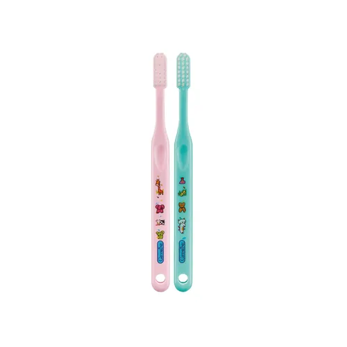 แปรงสีฟัน จูเนียร์ สำหรับเด็กอายุ 3-6 ปี (ชมพู-เขียว)